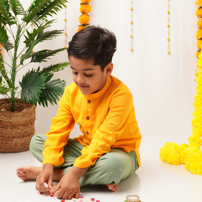 Genda Phool Boy - Kurta Pant Set for boys (1-7 Years)