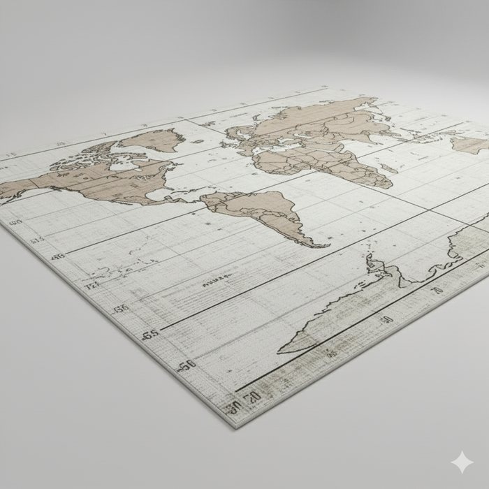 Geographic Lines Area Rug