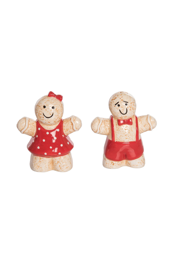 Gingerbread Salt and Pepper Shakers