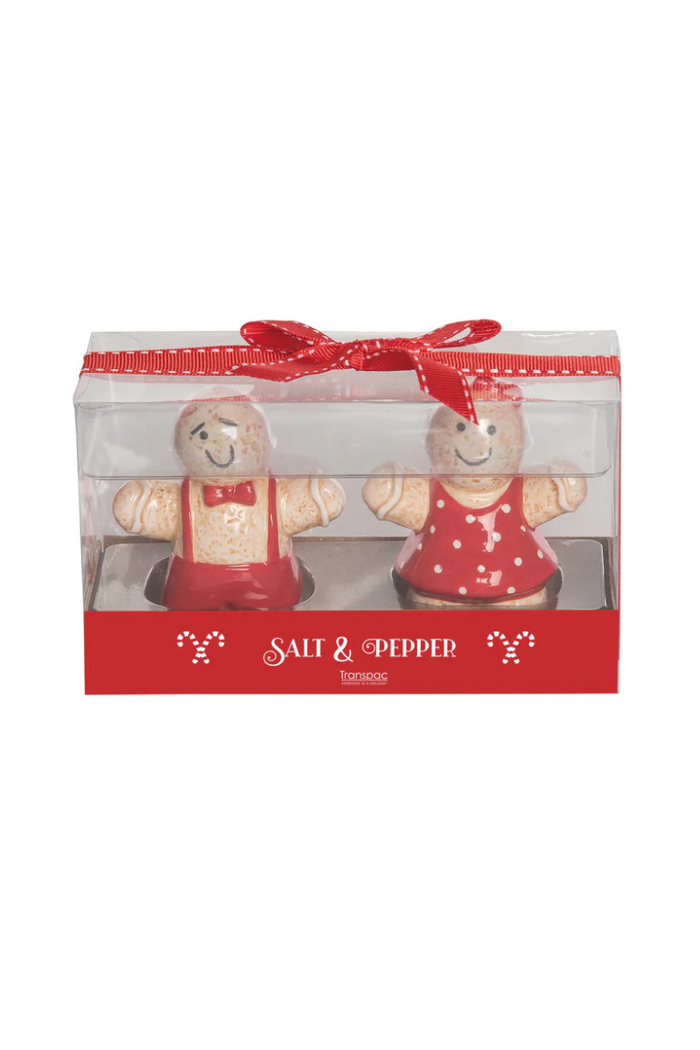 Gingerbread Salt and Pepper Shakers