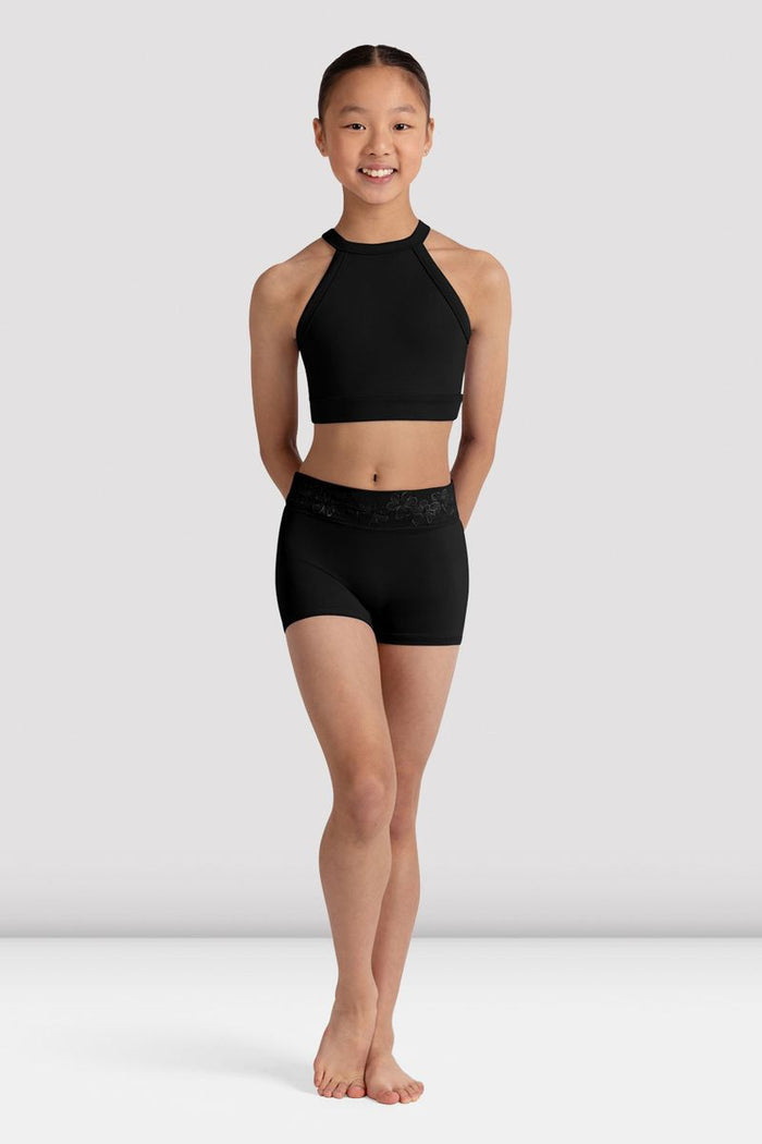 Girls Bella Floral High Waist Short