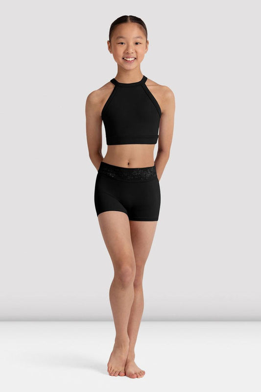 Girls Bella Floral High Waist Short
