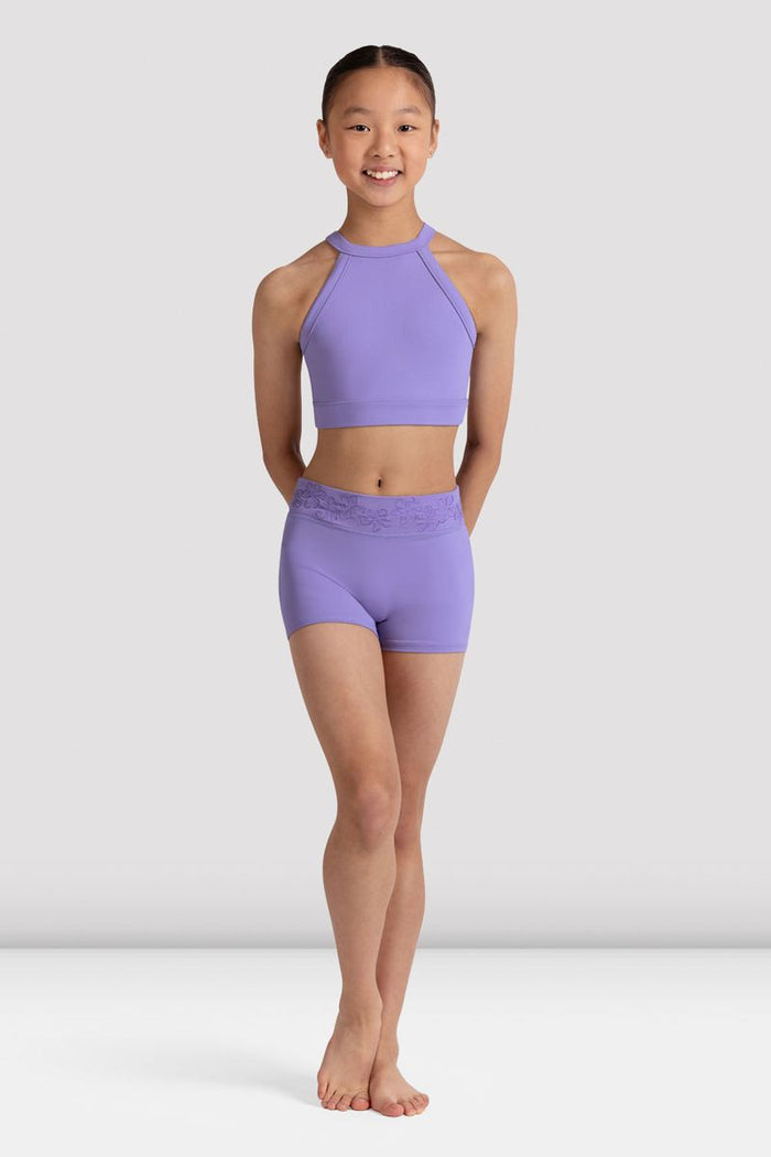 Girls Bella Floral High Waist Short