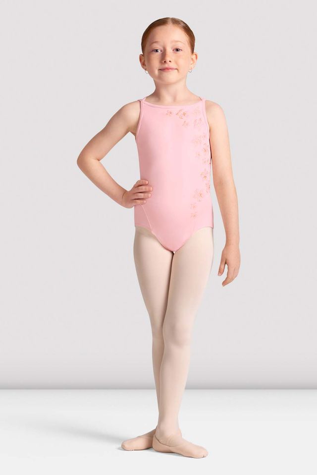 Girls Cara Boat Neck Leotard