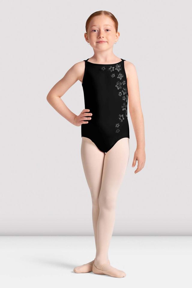 Girls Cara Boat Neck Leotard