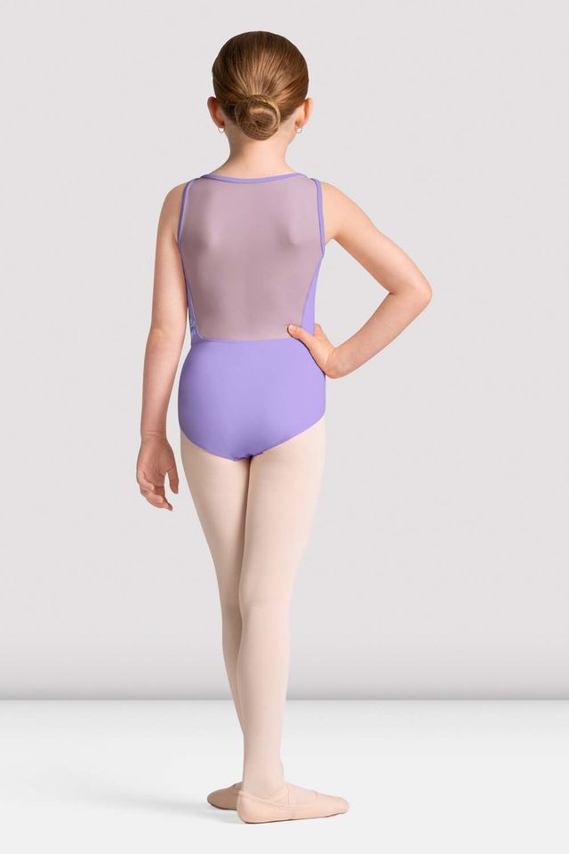 Girls Cara Boat Neck Leotard