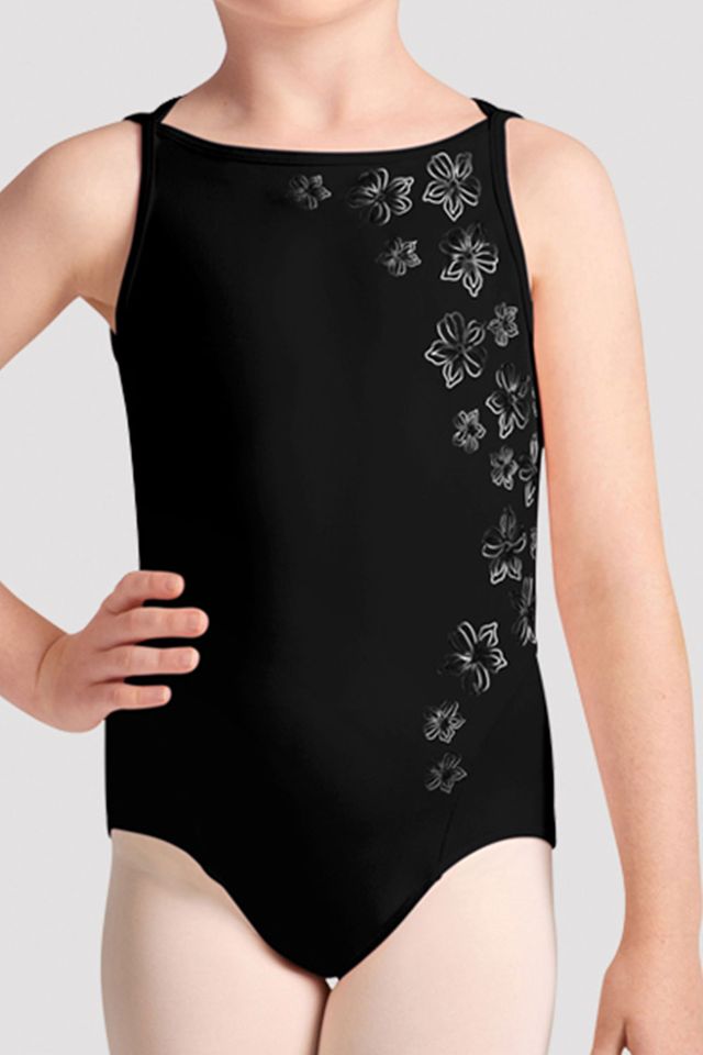 Girls Cara Boat Neck Leotard