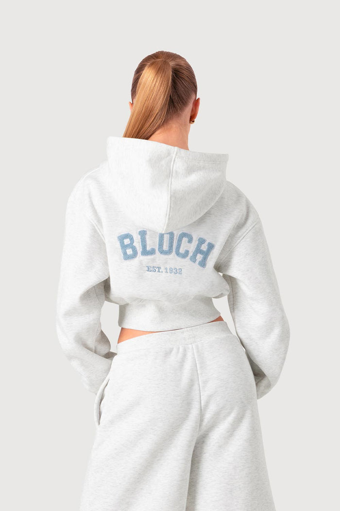 Girls Cropped Zip Front Hoodie - BLOCH EU