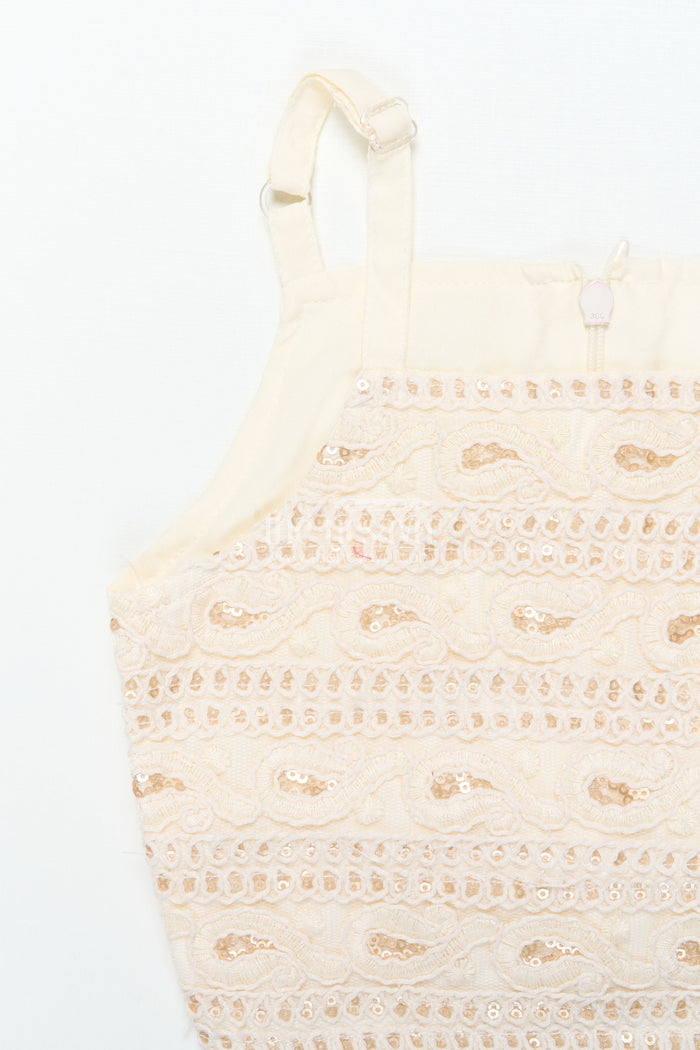 The Nesavu Girls Co-Ord Sets Girls Festive Co-Ord Set with Thread Embroidery for Cultural Occasions Nesavu Nesavu girls co-ord set thread embroidery rayon cotton festive cultural gatherings