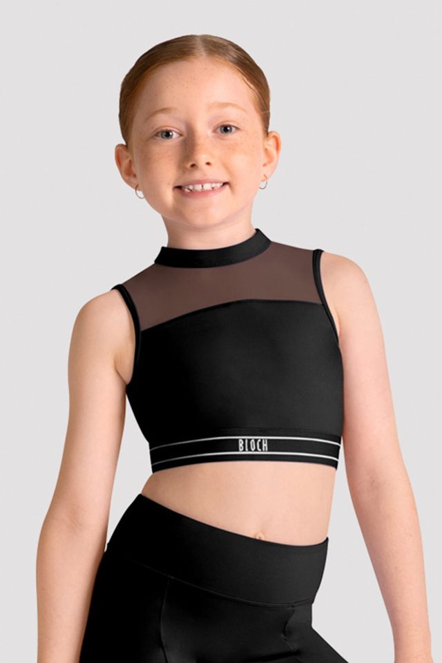 Girls Henny Open Back Crop Top