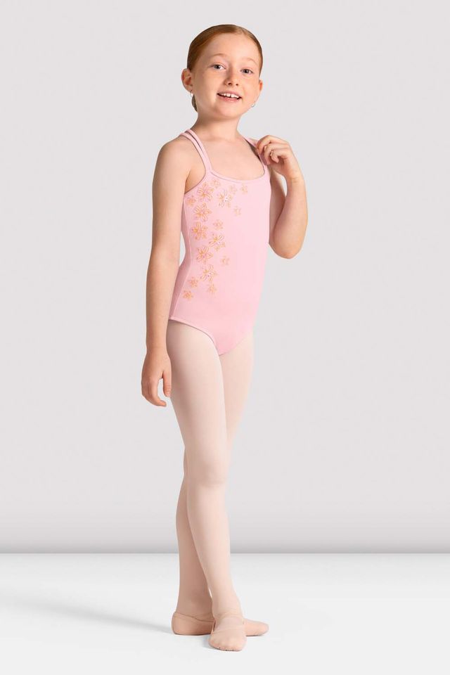 Girls Jade Cross Back Leotard