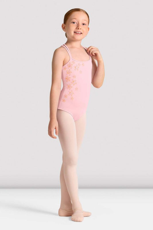 Girls Jade Cross Back Leotard
