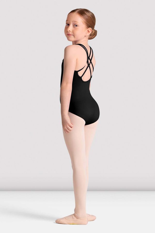Girls Jade Cross Back Leotard