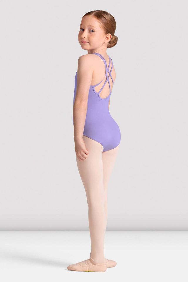 Girls Jade Cross Back Leotard