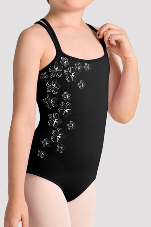 Girls Jade Cross Back Leotard
