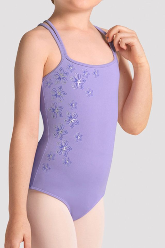Girls Jade Cross Back Leotard