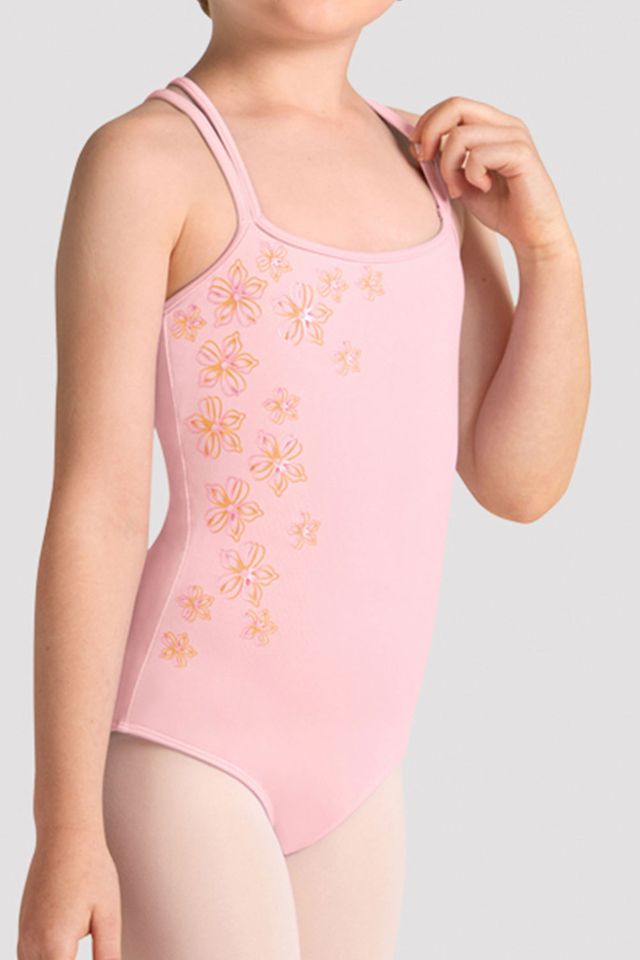 Girls Jade Cross Back Leotard