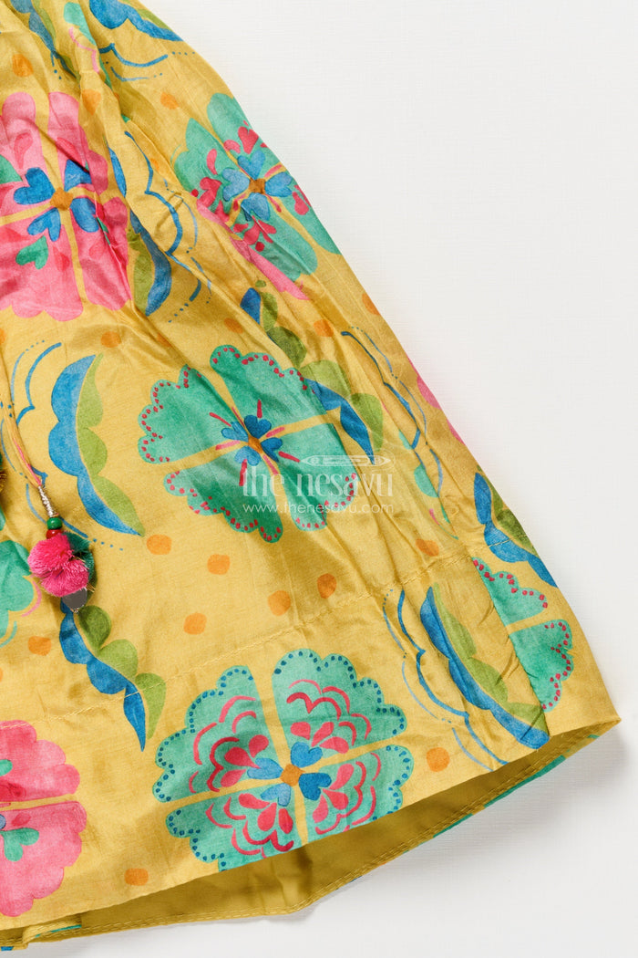 The Nesavu Girls Lehenga Choli Girls Lehenga Choli for Festive Occasions and Weddings Nesavu Nesavu girls lehenga choli festive celebrations weddings birthday parties