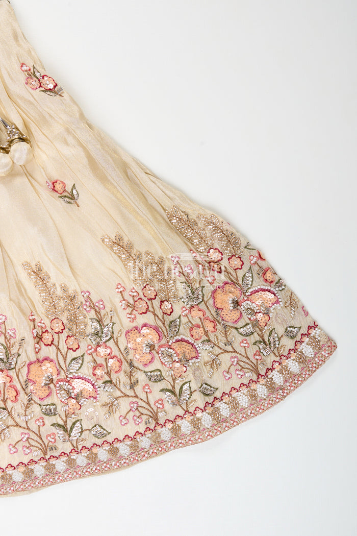 The Nesavu Girls lehenga choli for weddings and traditional celebrations Nesavu Nesavu girls lehenga choli weddings naming ceremonies designer embroidery