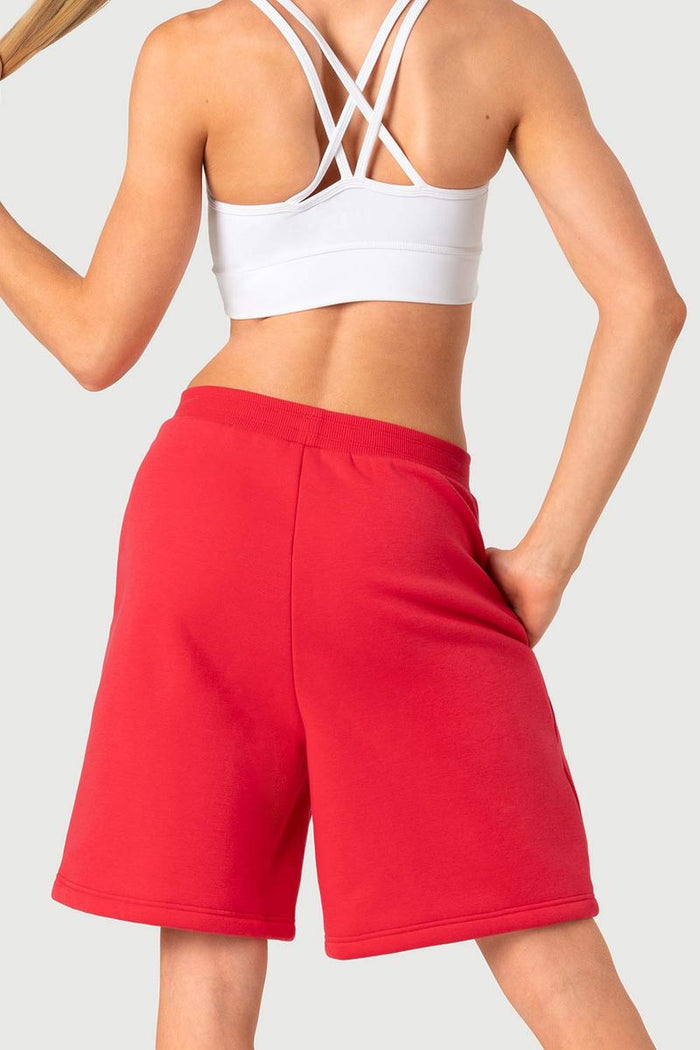Girls Longline Sweat Short