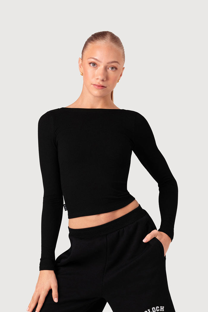 Girls Low Back Long Sleeve Top - BLOCH EU