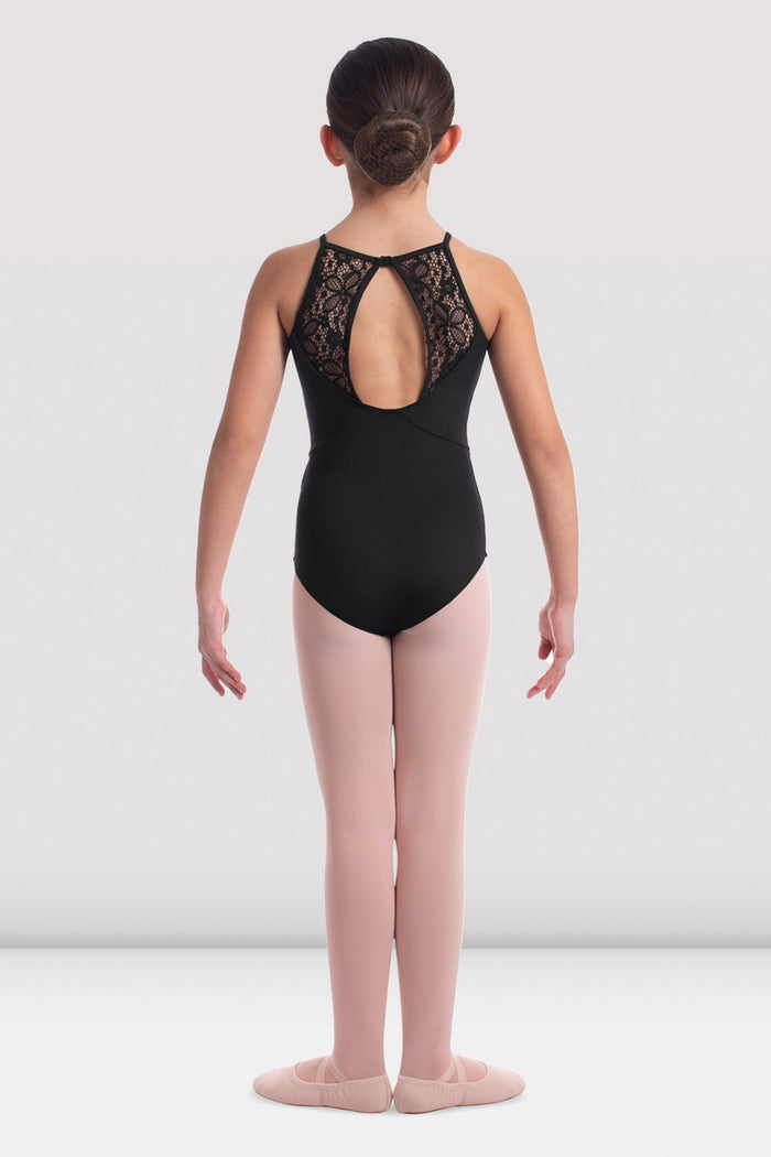 Girls Mirella Daisy Lace Halter Leotard