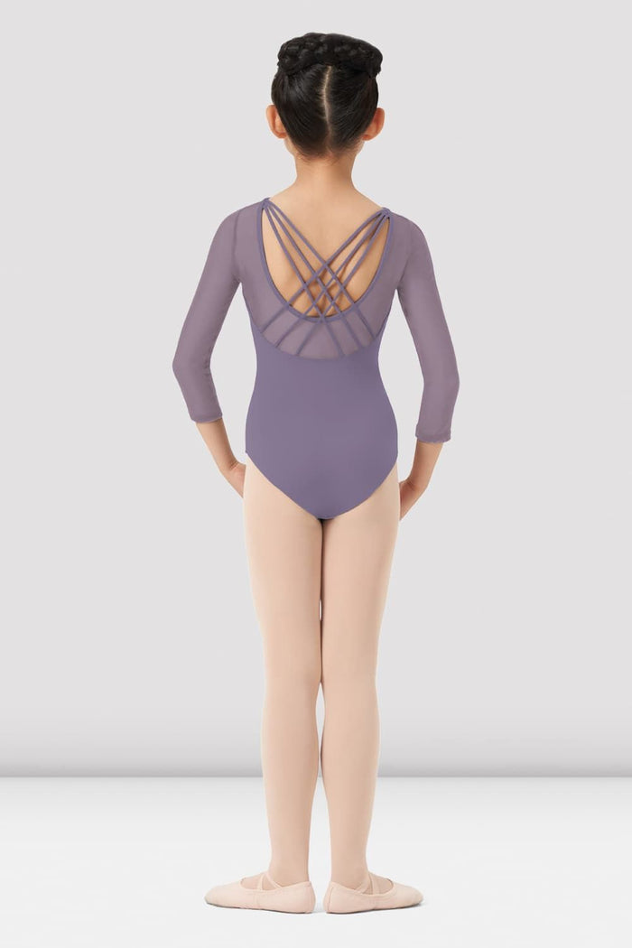 Girls Mirella Paisley 3/4 Sleeve Leotard - BLOCH EU