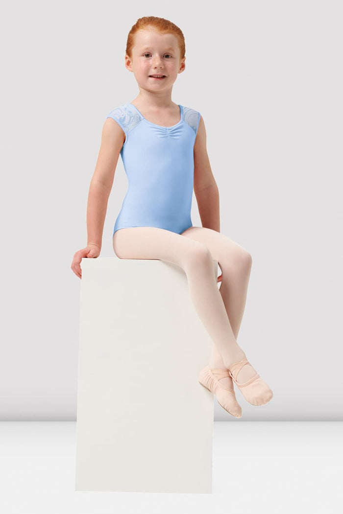 Girls Mirella Paisley Cap Sleeve Leotard - BLOCH EU