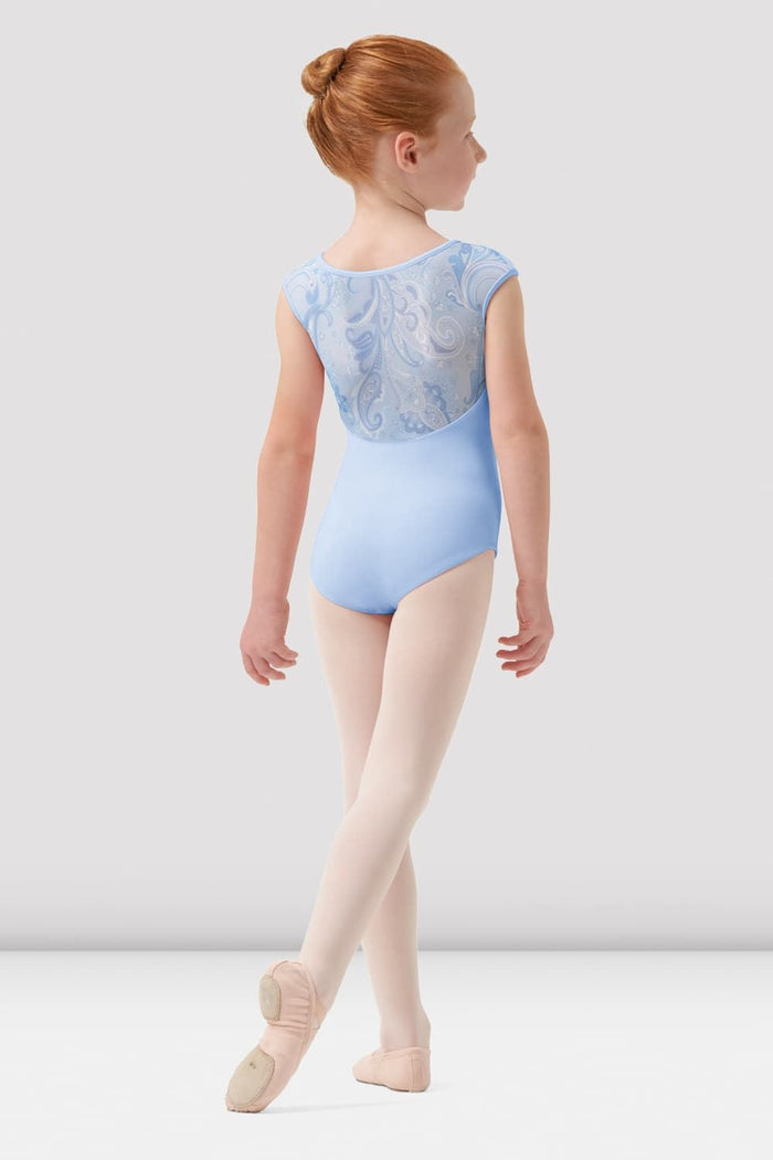 Girls Mirella Paisley Cap Sleeve Leotard - BLOCH EU