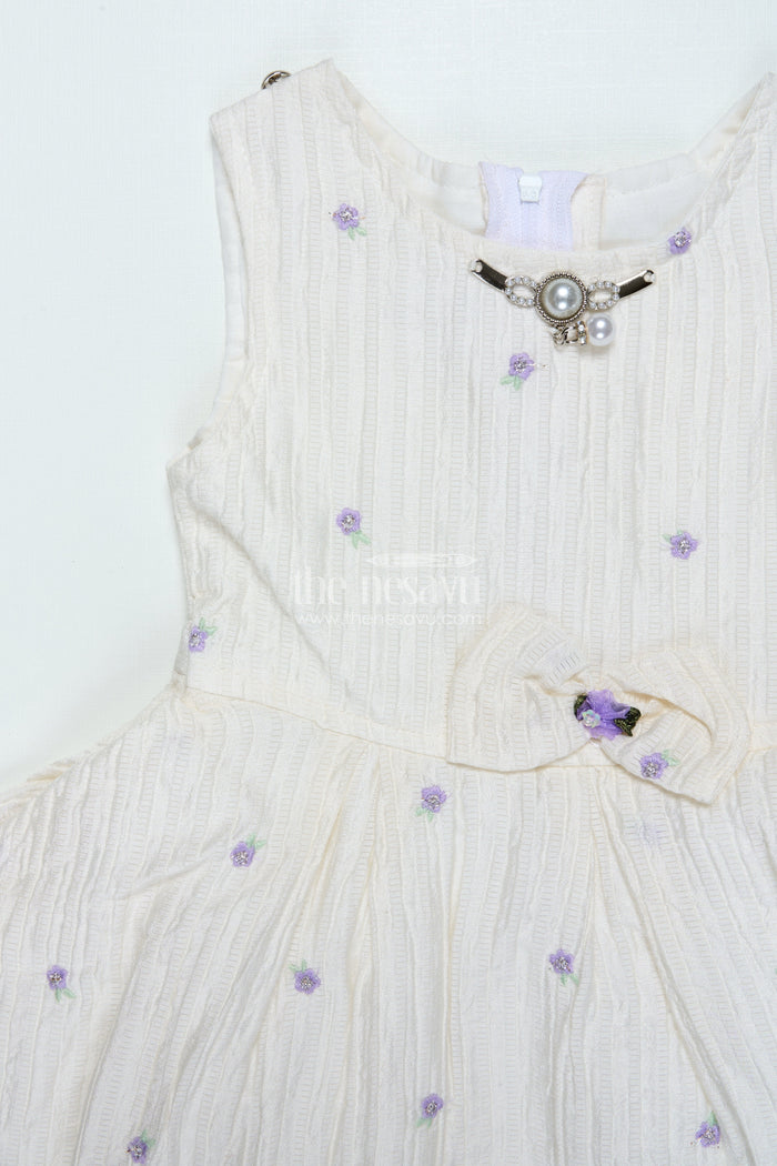 The Nesavu Girls Sharara / Plazo Set Girls Purple Sharara Set with Crushed Georgette and Jacket for Elegant Events Nesavu Nesavu girls purple sharara set crushed georgette jacket  graceful outfit festive family gatherings