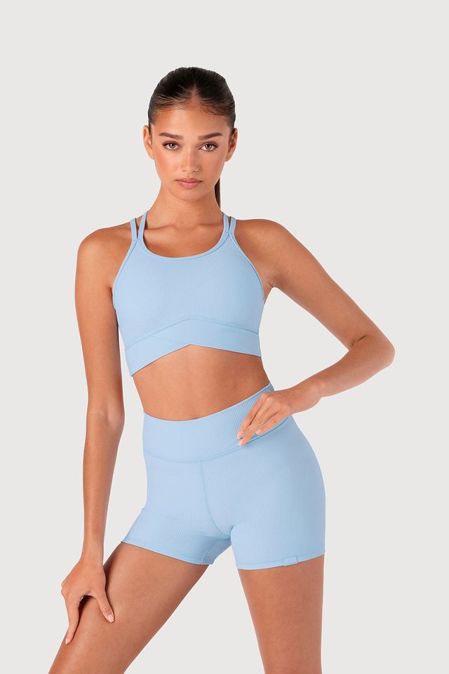 Girls Rib Striker Crop Top