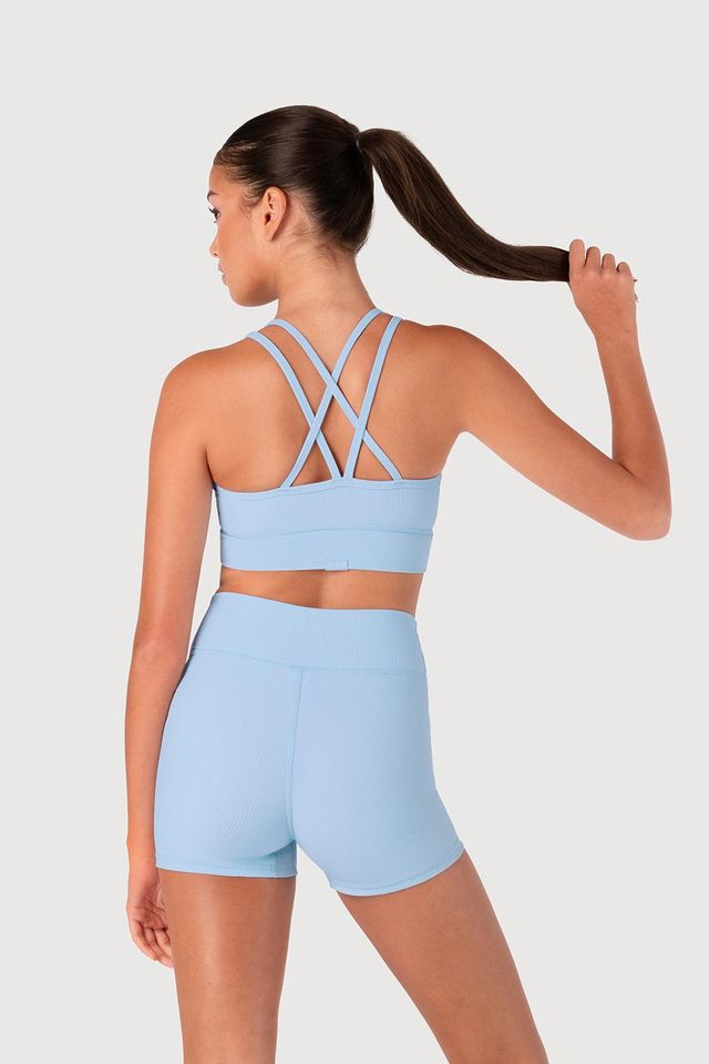 Girls Rib Striker Crop Top