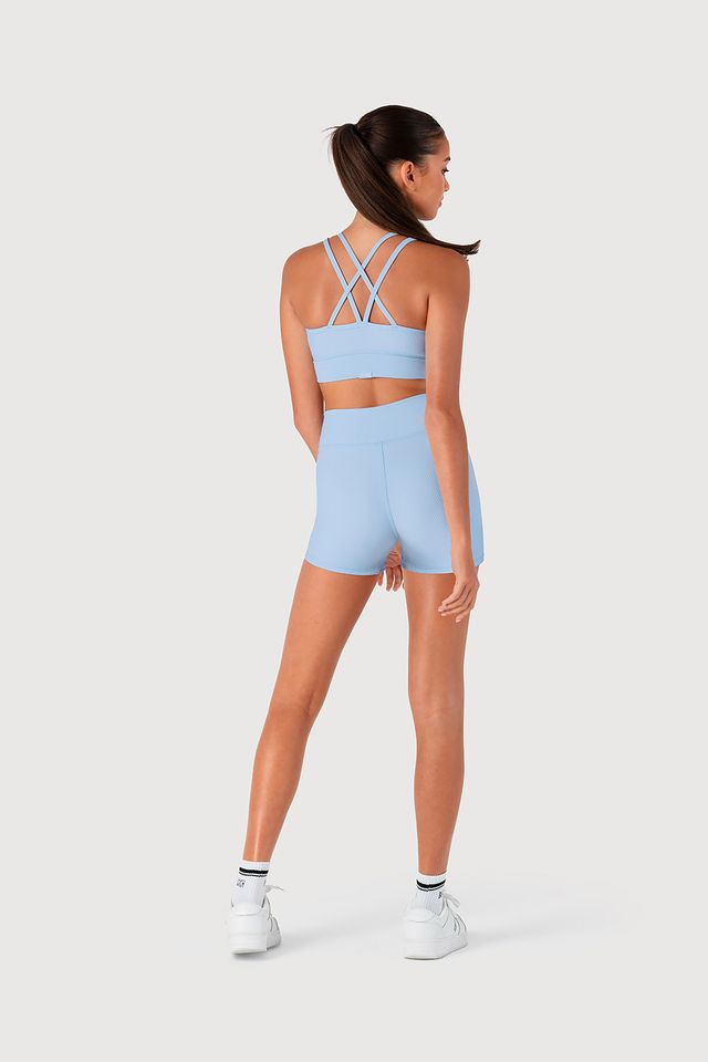 Girls Rib Striker Crop Top