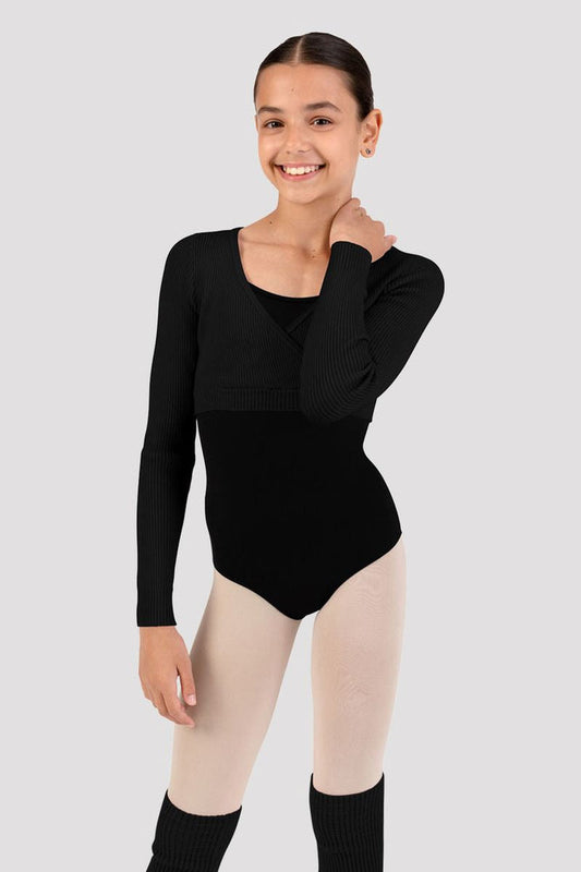 Girls Starling Knit Wrap Top - BLOCH EU