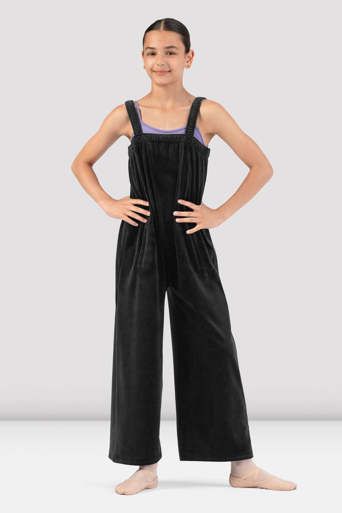 Girls Susan Velvet Jumpsuit