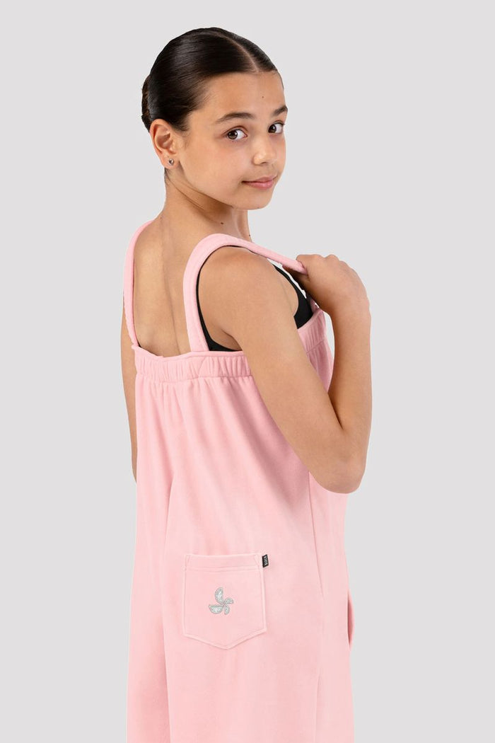 Girls Susan Velvet Jumpsuit