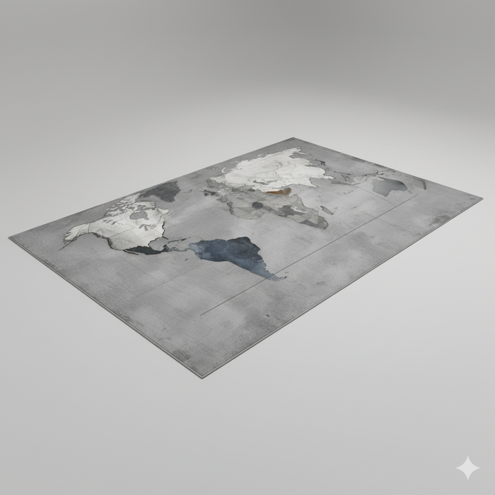 Globe Art Area Rug