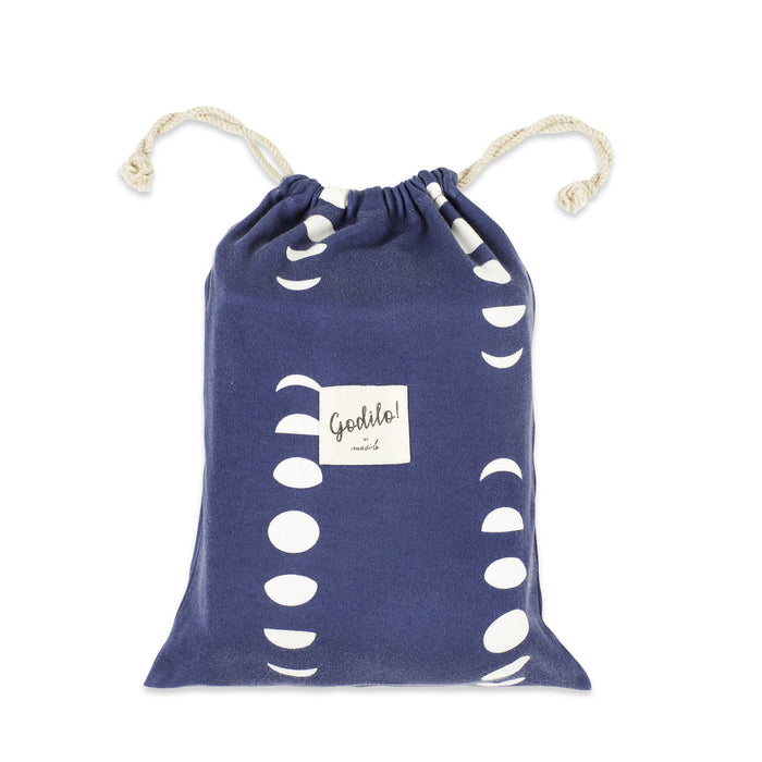 Godilo Ergonomic Organic Cotton Baby Carrier Wrap – Luna (L0 suits wearers who are petite sized XS to S) (0-2 Years)