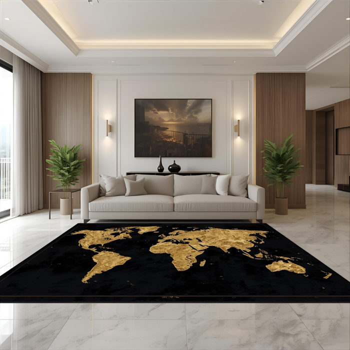 Golden Atlas Area Rug