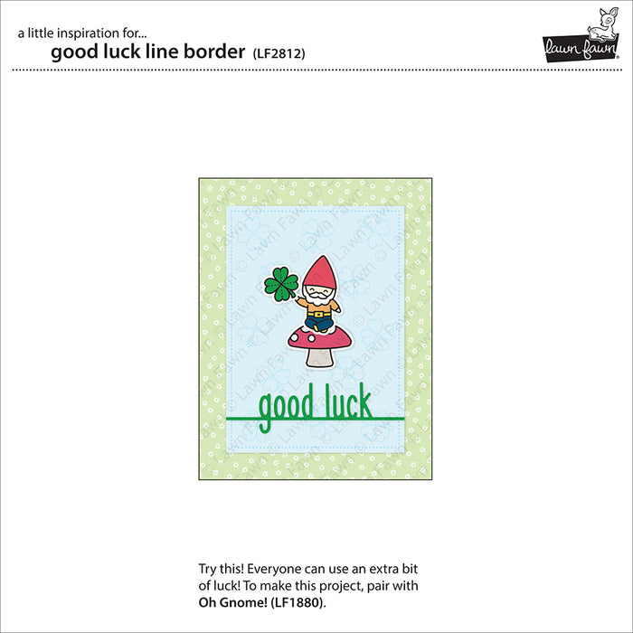good luck line border