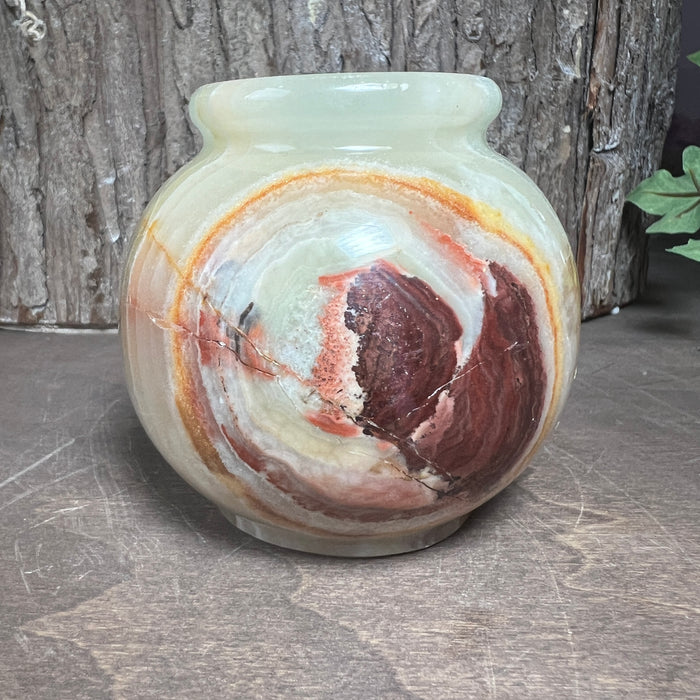 Green Onyx  Vase