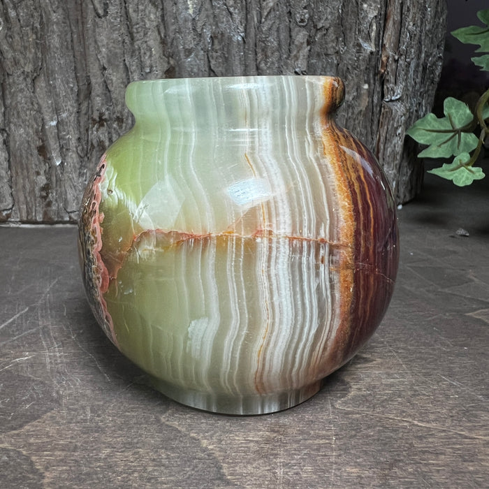 Green Onyx  Vase