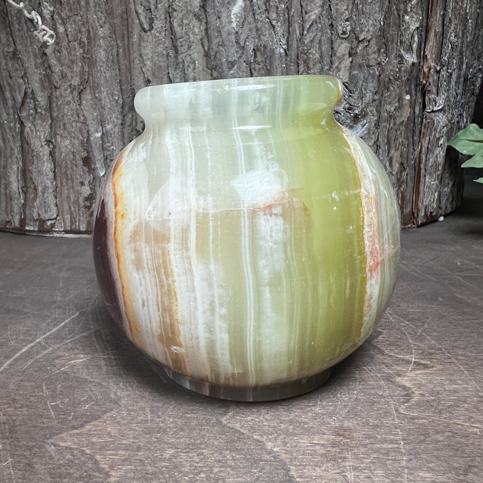 Green Onyx  Vase