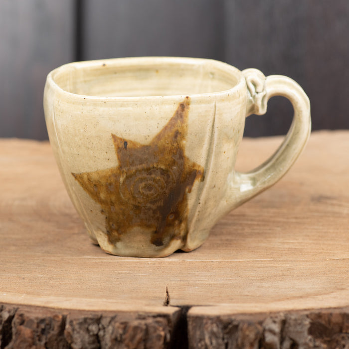 Green Star Mug, Kate Haward, stoneware, Plum Bottom Gallery