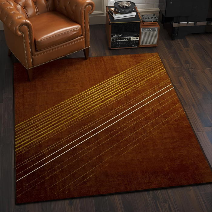 Guitar Strings Area Rug