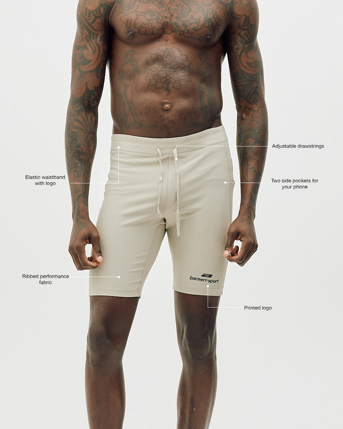 Half Tights, Men - Clay