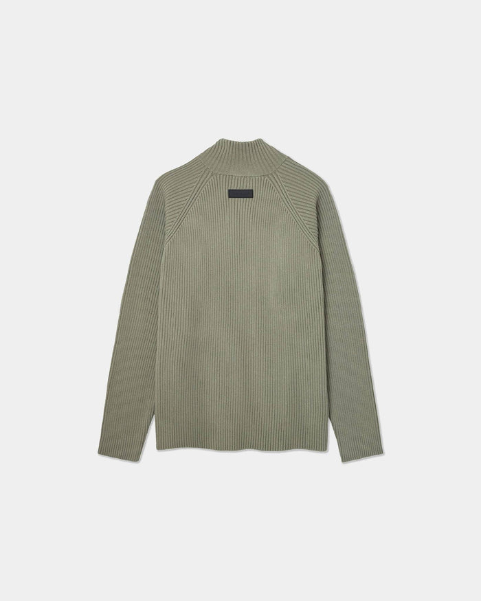 Half-Zip Knit Sweater, Women - AW25 - Laurel Oak