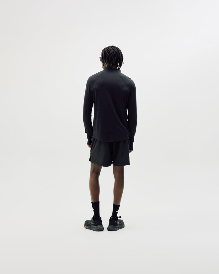 Half-Zip Midlayer Top, Men - Black