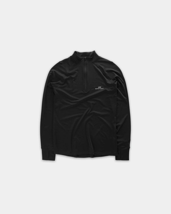 Half-Zip Midlayer Top, Men - Black