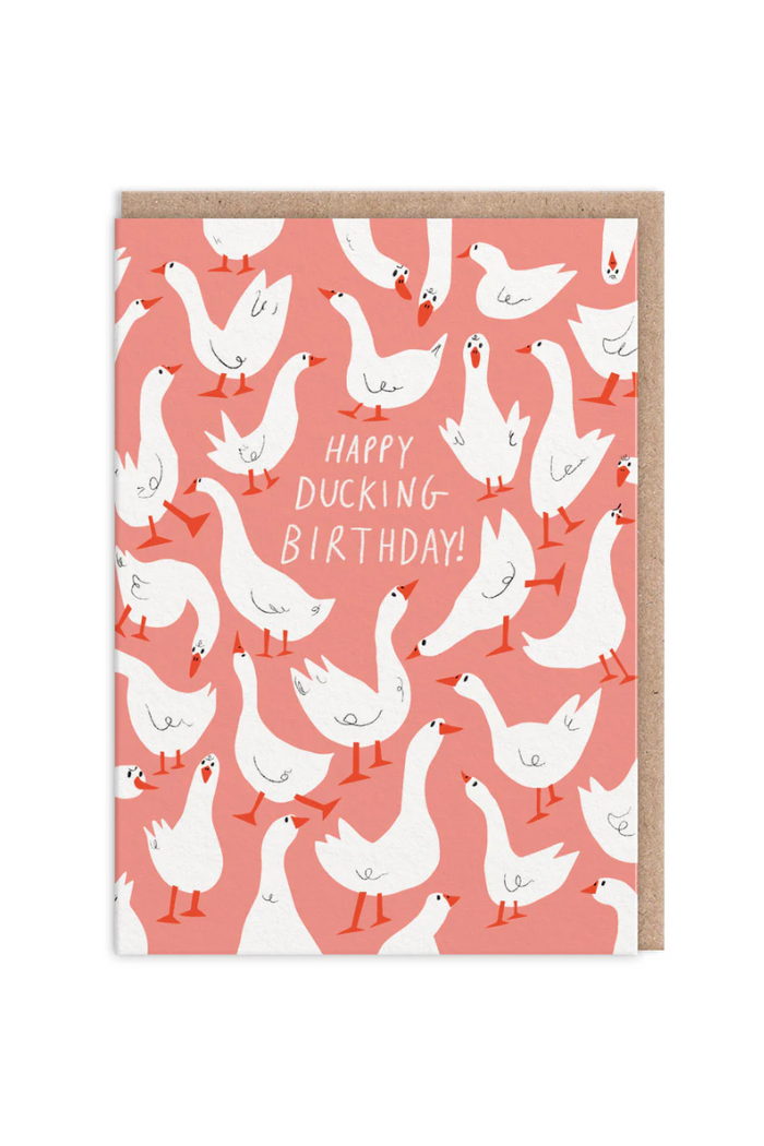 Happy Ducking Birthday Card